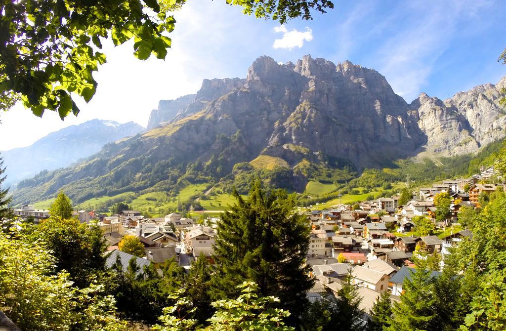 Residence Les Sources Des Alpes Leukerbad Zewnętrze zdjęcie