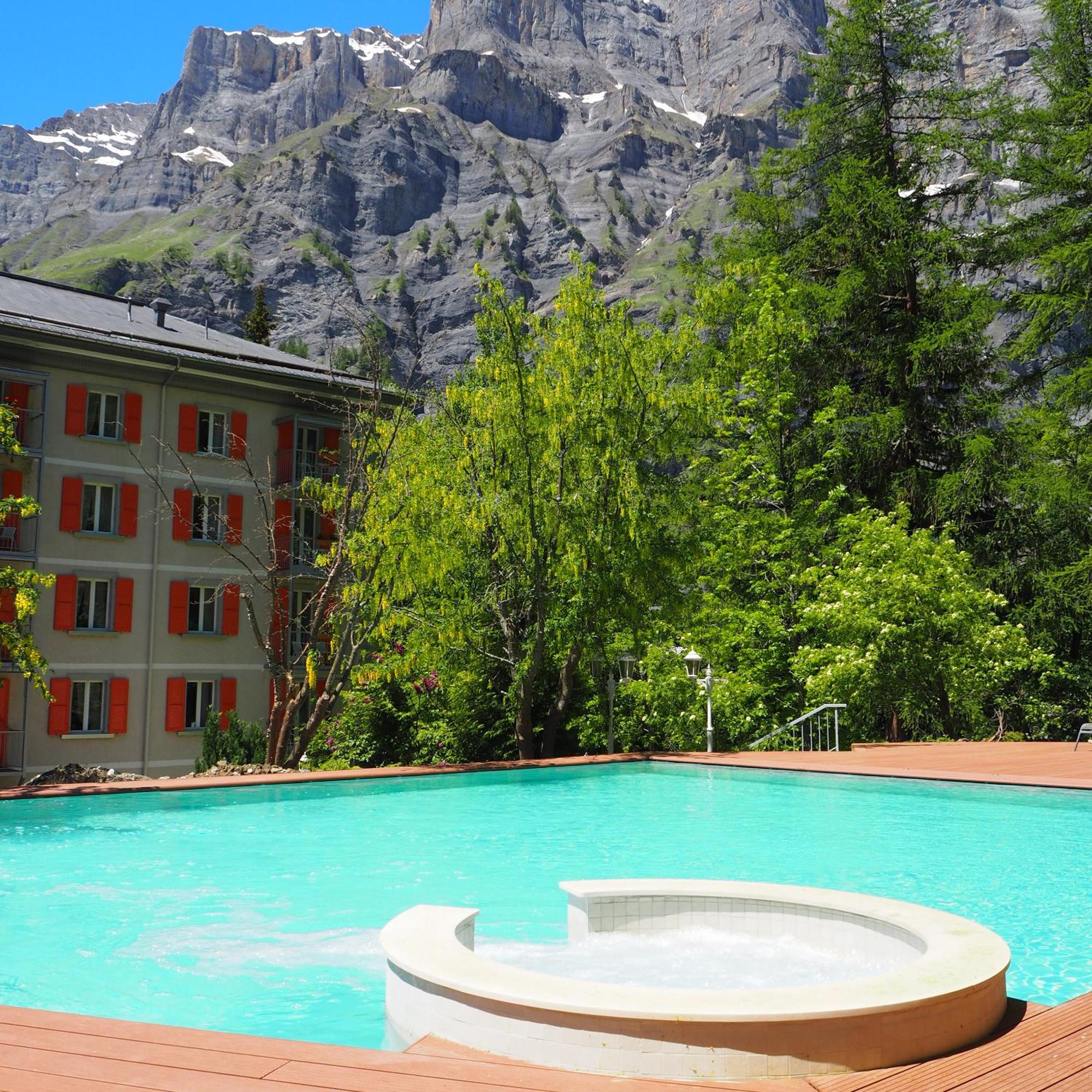 Residence Les Sources Des Alpes Leukerbad Zewnętrze zdjęcie