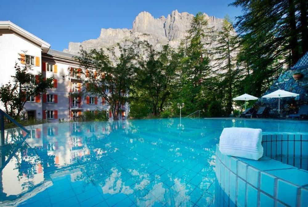 Residence Les Sources Des Alpes Leukerbad Zewnętrze zdjęcie