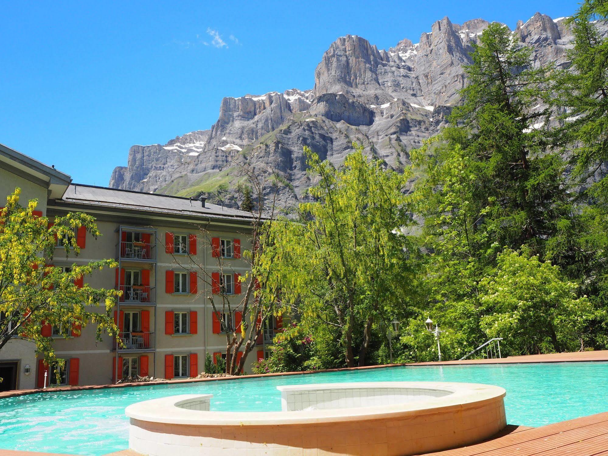 Residence Les Sources Des Alpes Leukerbad Zewnętrze zdjęcie