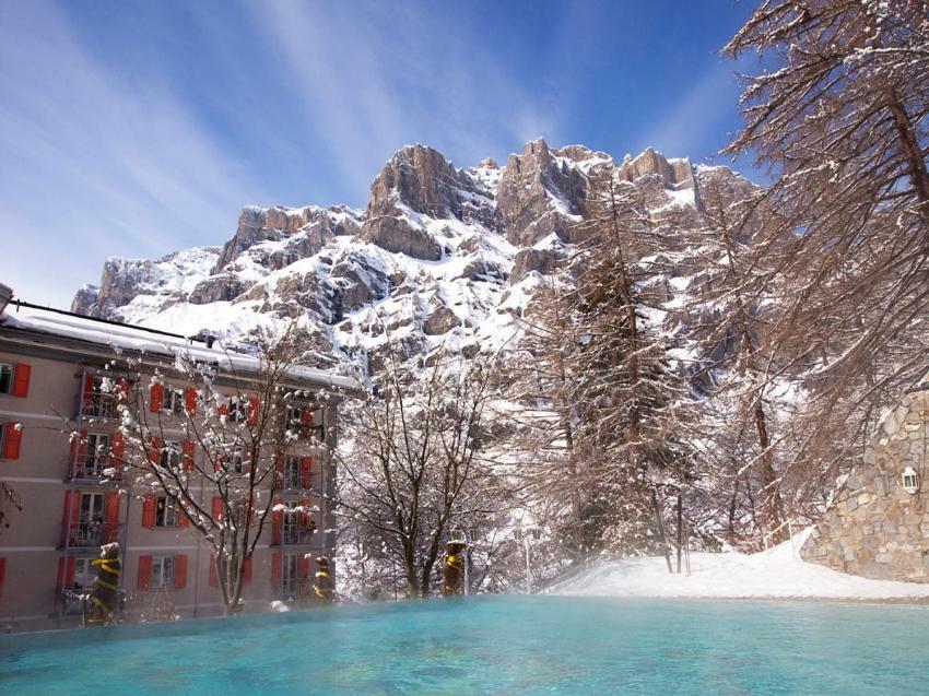 Residence Les Sources Des Alpes Leukerbad Zewnętrze zdjęcie