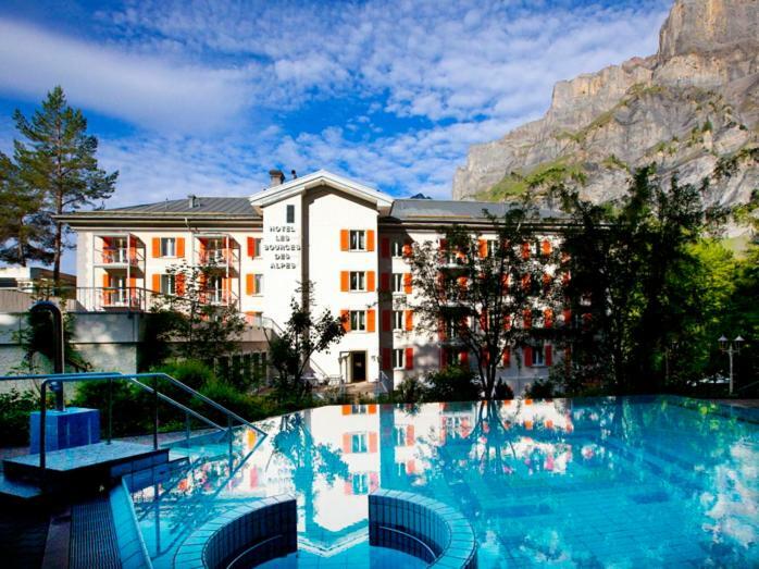 Residence Les Sources Des Alpes Leukerbad Zewnętrze zdjęcie